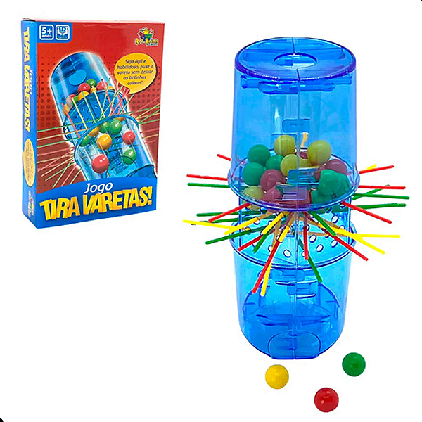 Jogo Tira Varetas Infantil educativo presente concentração jogo de varetas