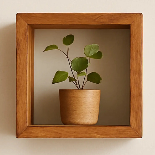 Nicho Decorativo Sala Quarto Babe Nicho Madeira Rustica 30cm Natural Da Madeira Natural