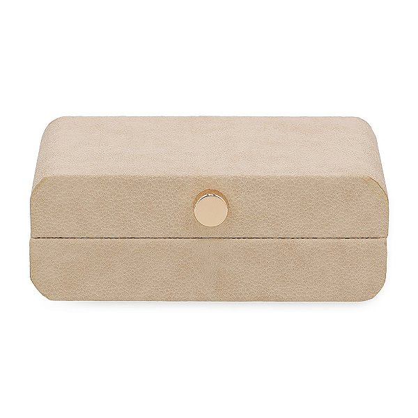 Caixa Decorativa P Em Mdf Com Revestimento Couro Pu - Mart