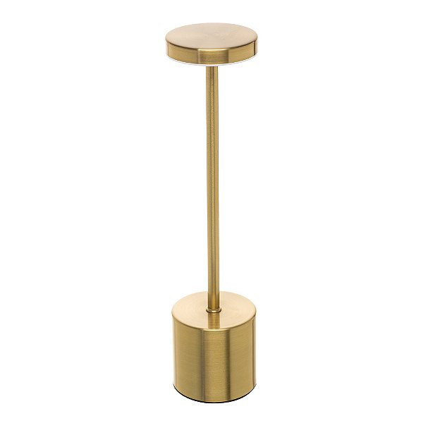 Luminária De Mesa Led 3 Tons Usb Cosmos Dourada - Wolff