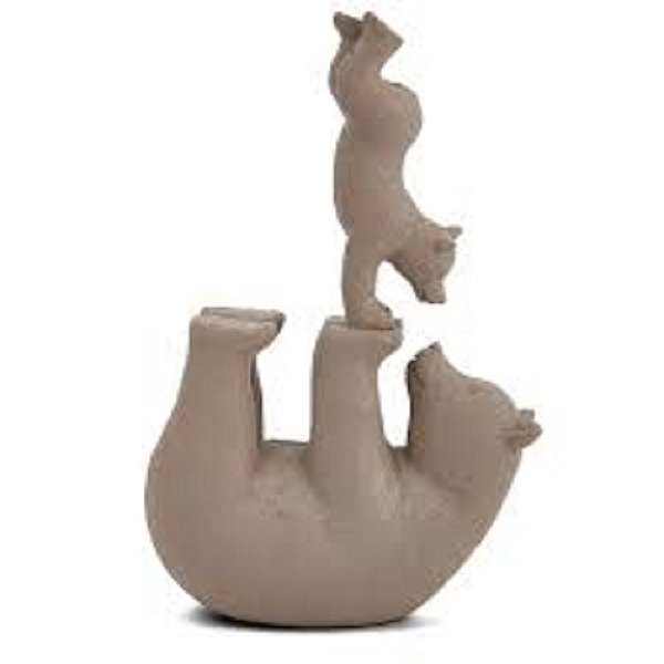 Escultura Ursos Em Polirresina - Mart