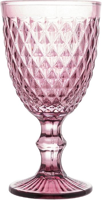 Cj 6 Taças Para Água Lilás 325ml - Lyor