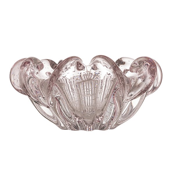 Vaso De Vidro Italy Rosa Claro 21cmX9cm - Wolff