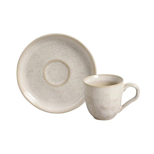 Xícara De Café Com Pires Bio Latte 120ml - Porto Brasil