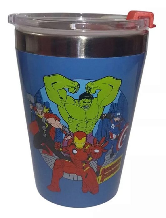 Copo Viagem Snap Avengers 300ml - Zona Criativa