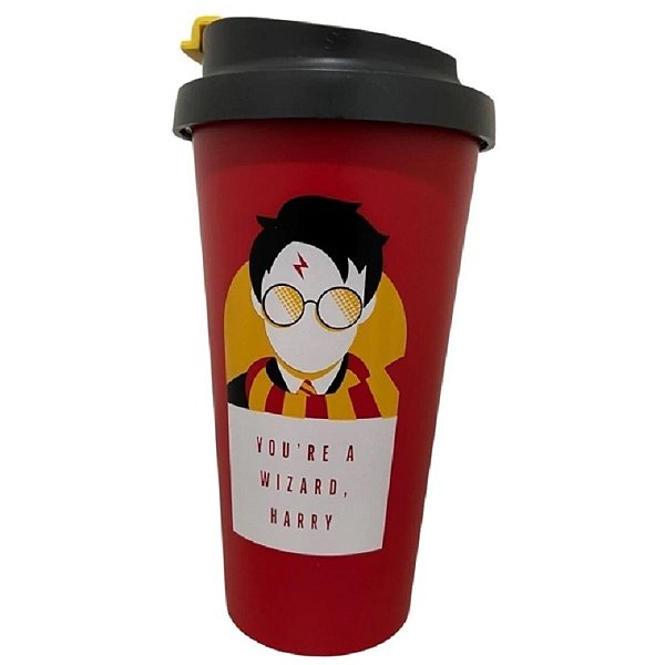 Copo Viagem Bucks 500ml Harry Potter - Zona Criativa