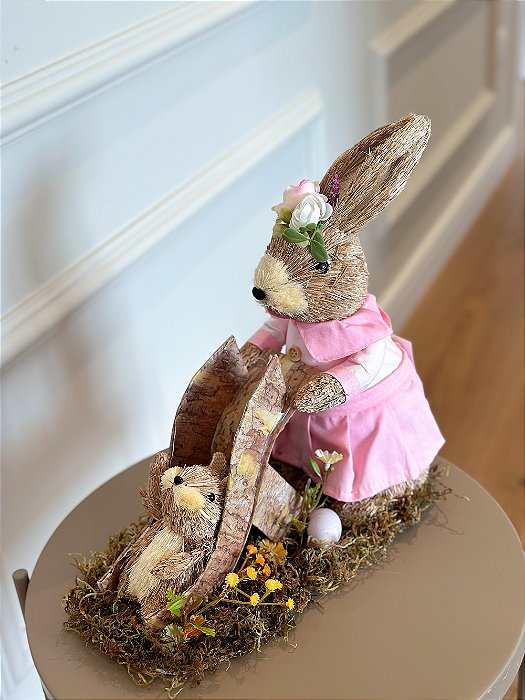 Coelho Fêmea E Bebê No Escorregador - Cromus