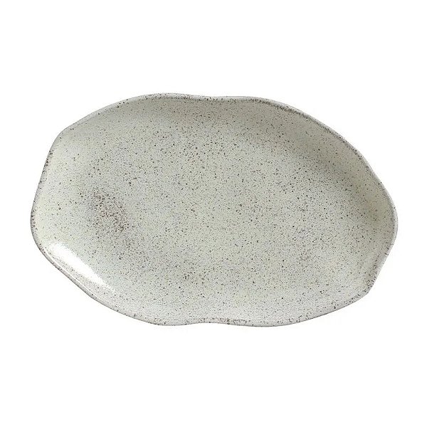 Travessa Oval Rasa Média Bio Pistache 30x20cm - Porto Brasil