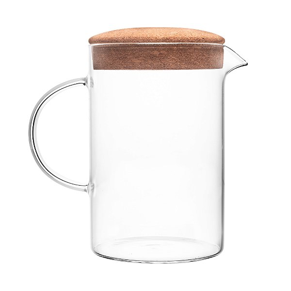 Jarra De Vidro Com Tampa Em Rolha 900ml - Wolff