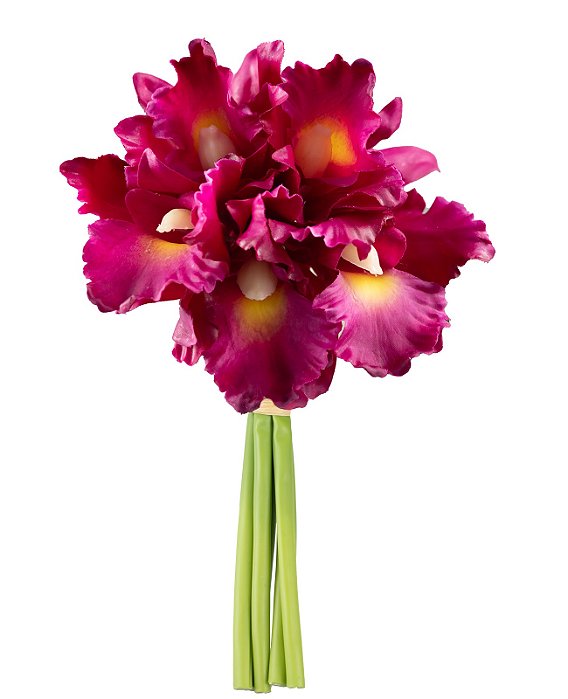 Ramalhete Cymbidium Magenta Silicone - 25cm