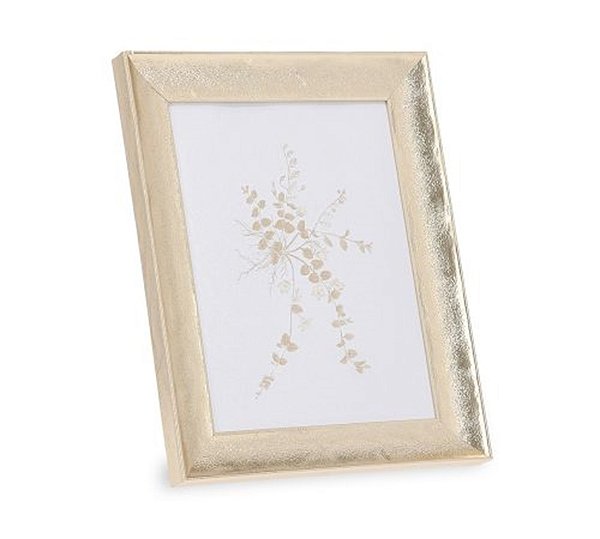 Porta Retrato Borda Dourado Champanhe Em Mdf 15x20 – Mart