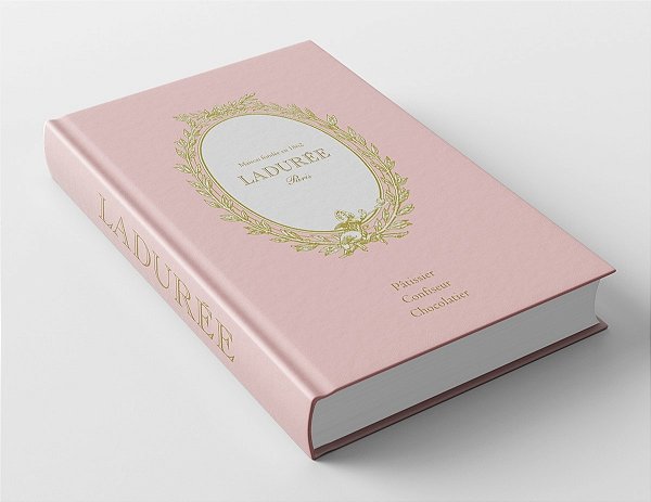Livro Caixa Laduree Rosa G (29,5x22x4cm)