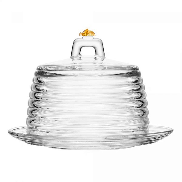 Queijeira Little Bee 19cm x 19cm x 13,5cm Cristal – Lyor