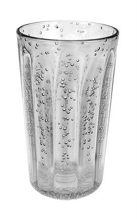 Copo Longo Acrilico Com Detalhes Em Bolhas - 14 CM - Entrecasa