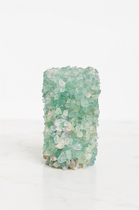 Vaso Versátil Em Pedra Natural Fluorita M