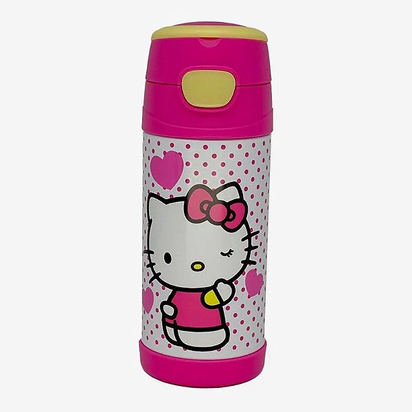 Garrafa Top Handle Infantil 350 ML Hello Kitty- Zonacriativa