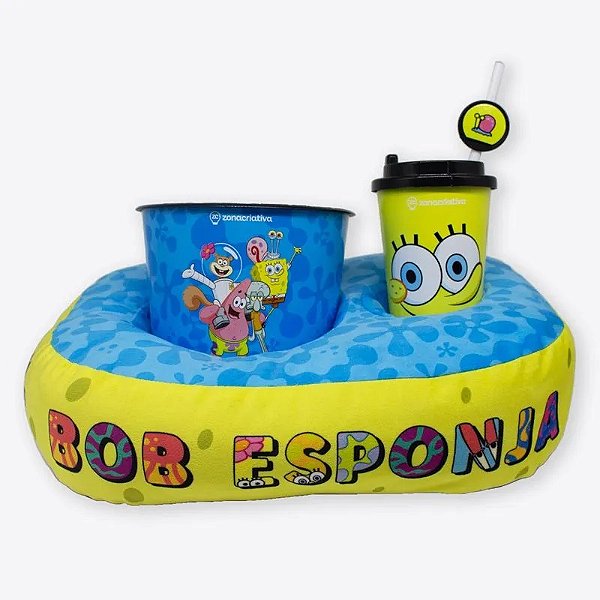 Kit Almofada Pipoca Infantil Do Bob Esponja - Zonacriativa