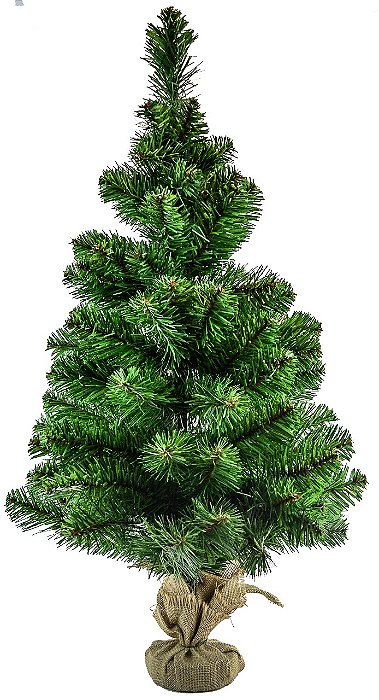 Mini Árvore Com Base De Natal Verde 90cm – 96 Galhos
