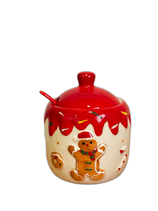 Porta Condimentos De Natal - 11cm - Tokdacasa