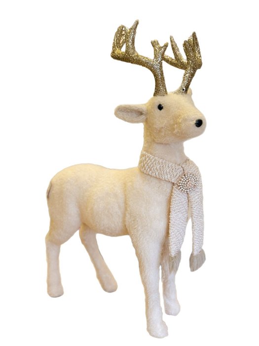 Rena De Natal Em Pé - 78cm - Tokdacasa