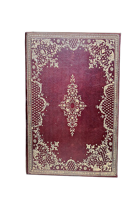 Caixa Livro De Natal Vermelho - 27cm - Tokdacasa