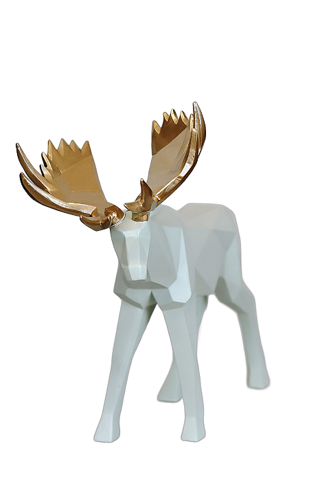 Alce Decorativo Natal e Inverno - 36cm - Tokdacasa