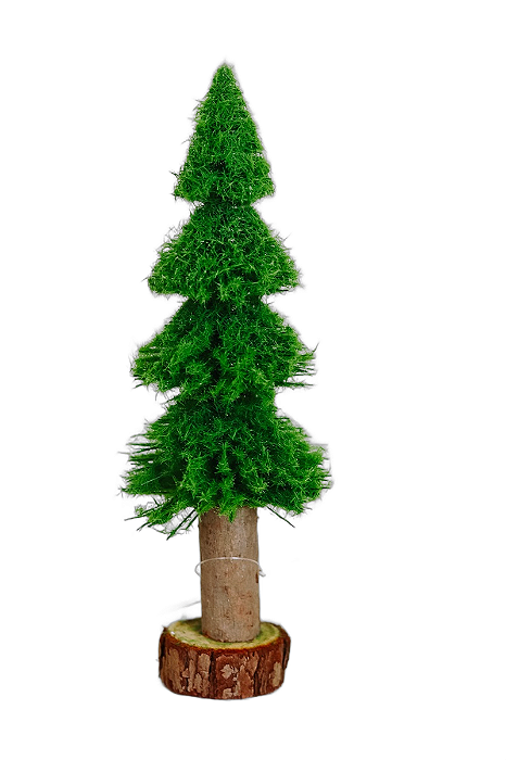 Mini Árvore de Natal Verde - 24cm com Base - Tokdacasa