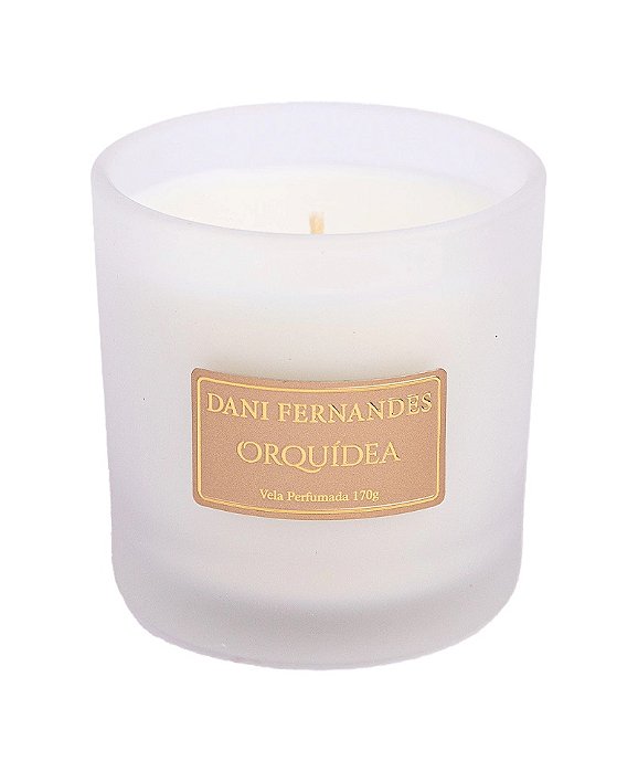Vela Perfumada Aroma Orquídea - 170g - Dani Fernandes