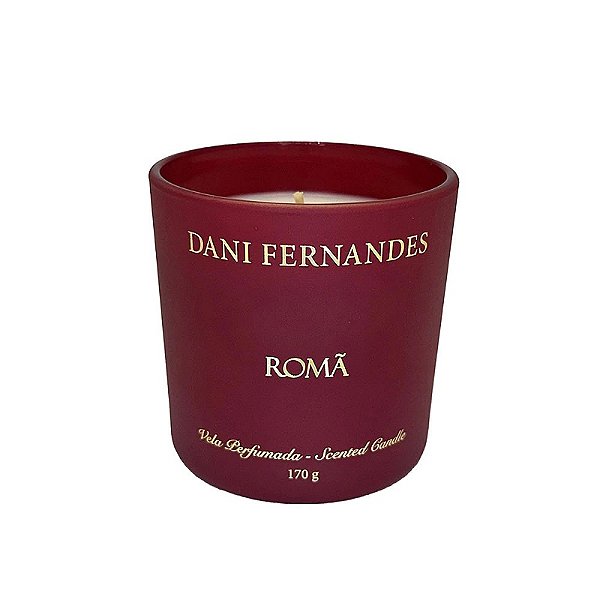 Vela Perfumada Aroma Roma - 170g - Dani Fernandes