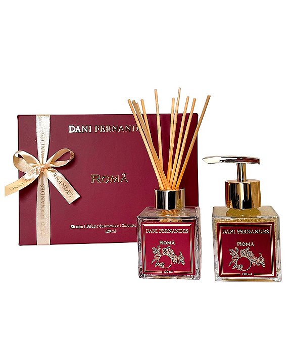 Kit Difusor/ Sabonete L. Romã - 120ml - Dani Fernandes