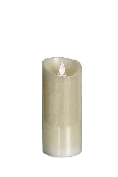 Vela Decorativa Com Led Branco - 17cm - Tokdacasa