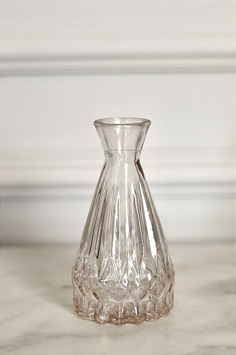 Mini Vaso De Vidro Color 7X13cm - Rose - Tuut