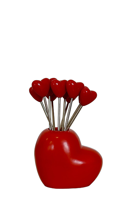 Jogo De Petisco Inox De Coração – Tuut