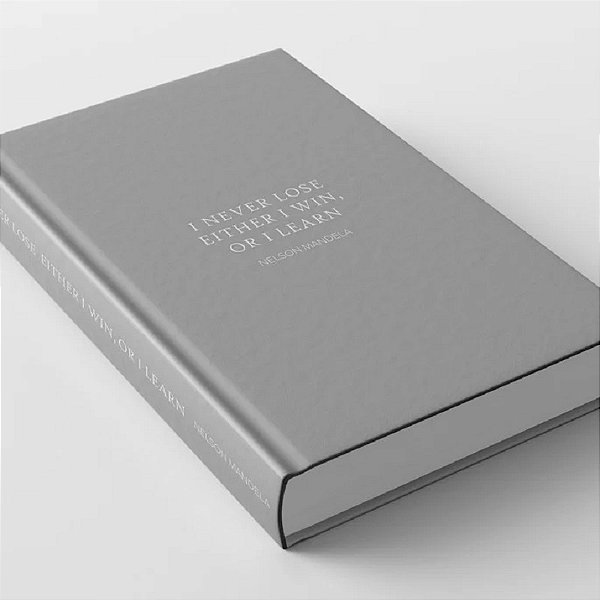 Livro Caixa Decorativo Nelson Mandela M – 25x17x4cm