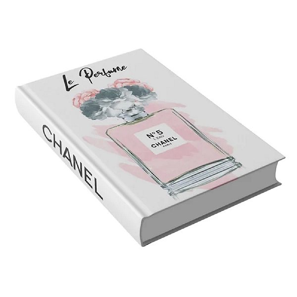 Livro Caixa Chanel Le Perfume G (29,5x22x4cm)