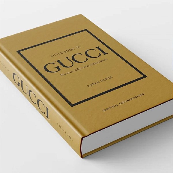 Livro Caixa Gucci Ocre M (25x17x4cm)