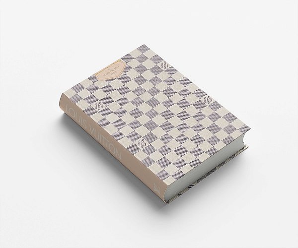 Livro Caixa Louis Vuitton Damier M (25x17x4cm)