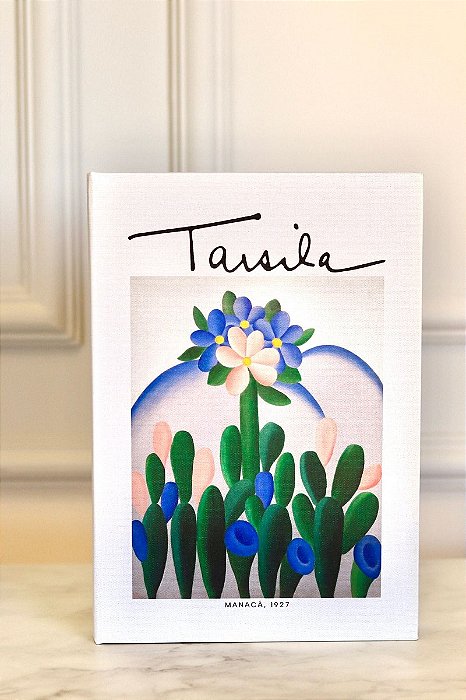Livro Caixa Tarsila Em MDF E Canvas - Tam P - Mart