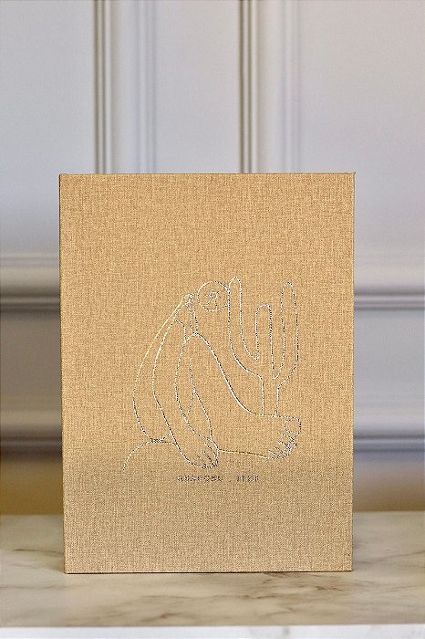 Livro Caixa Abaporu Em MDF E Couro PU - Tam G - Mart