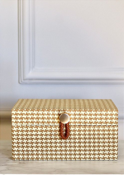 Caixa Retangular MDF Fibra - Tam M - Entrecasa