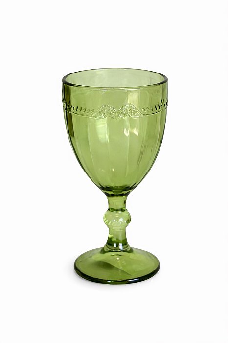 Taça de Água Imperial Âmbar Verde Cristal Eco - 320ml - Lyor