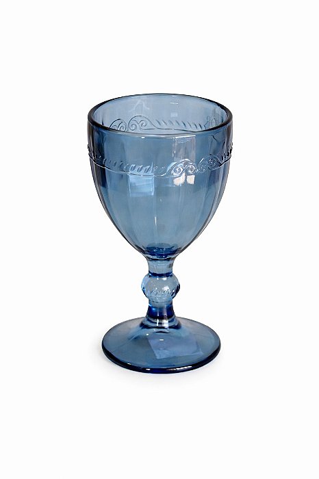 Taça de Água Imperial Âmbar Azul Cristal Eco - 320ml - Lyor