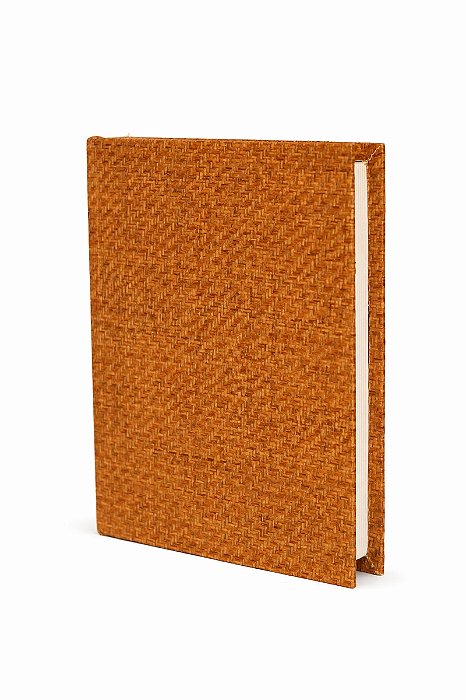 Caixa Formato Livro MDF Detalhe Palha - Tam G - Entrecasa