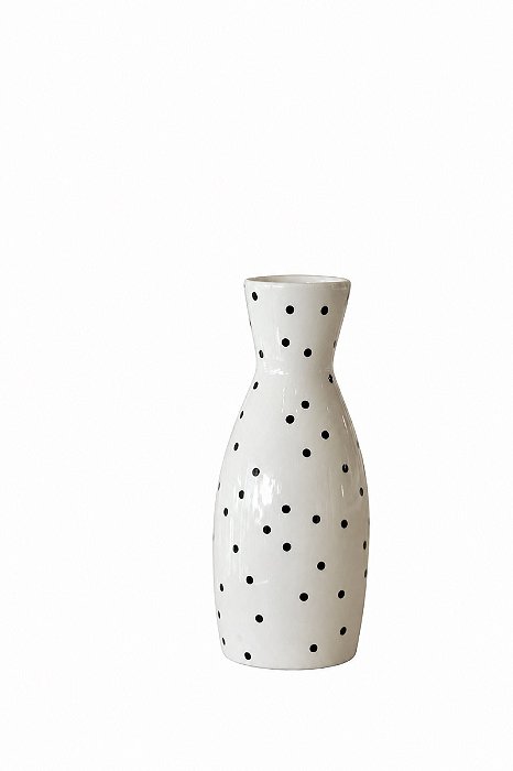 Vaso Poá Grande em Porcelana – Porcelana & Cia