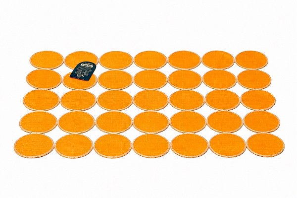 Lugar Americano Tecido Color Laranja 33x48cm - Tuut