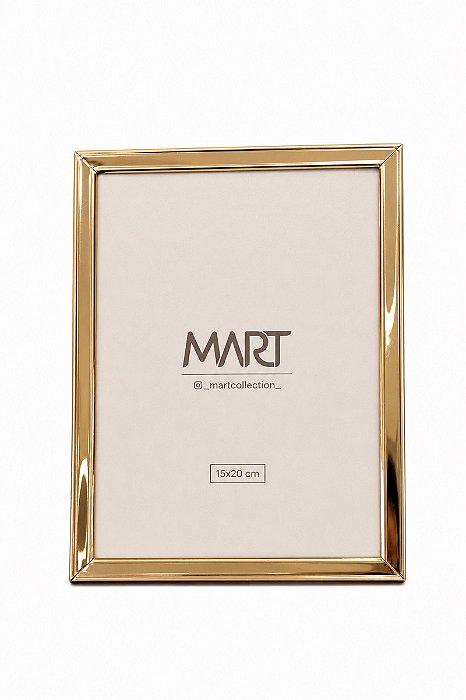Porta Retratos Em Metal - 15x20 - Prata - Mart