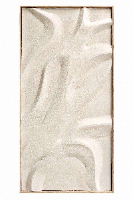 Quadro Em Poliestireno E Canvas - Imagem Abstrata - Mart