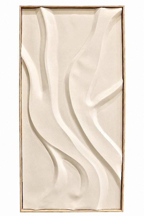 Quadro Em Poliestireno E Canvas - Imagem Abstrata - Mart