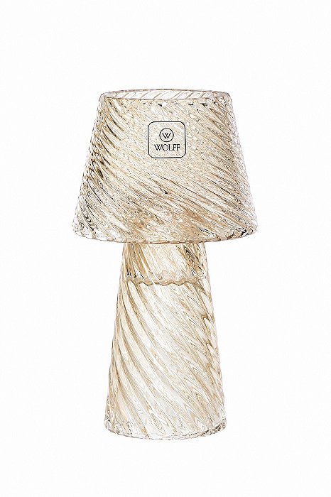 Porta Vela Tealight 9x16cm Vidro - Wolff