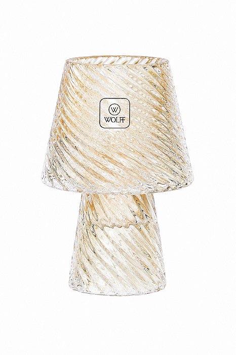 Porta Vela Tealight Vidro 9x12,5cm - Wolff